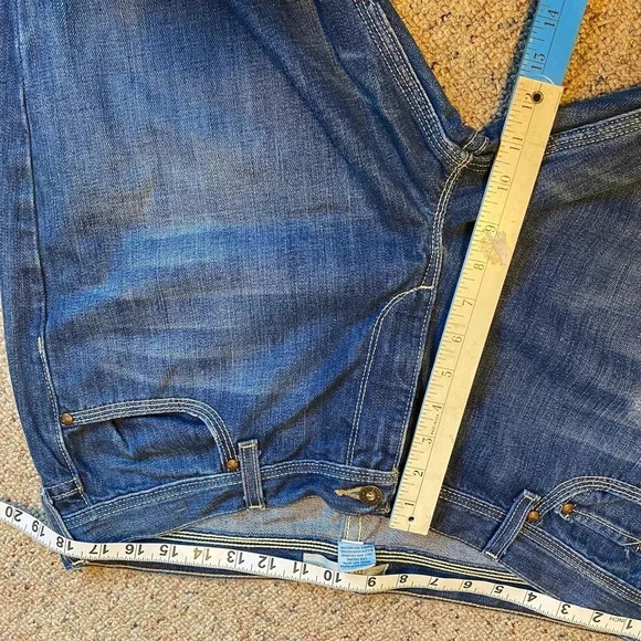 Old Navy Boot-Cut Low Waist Special Edition Jeans Women Size 16 Regular Pockets - Picture 2 of 7
